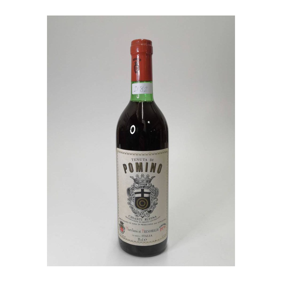 Vintage Bottle - Marchesi De Frescobaldi Chianti Rufina DOC Tenuta di Pomino 1979 0,75 lt. - COD. 2182 - Enoteca Bevi Bene