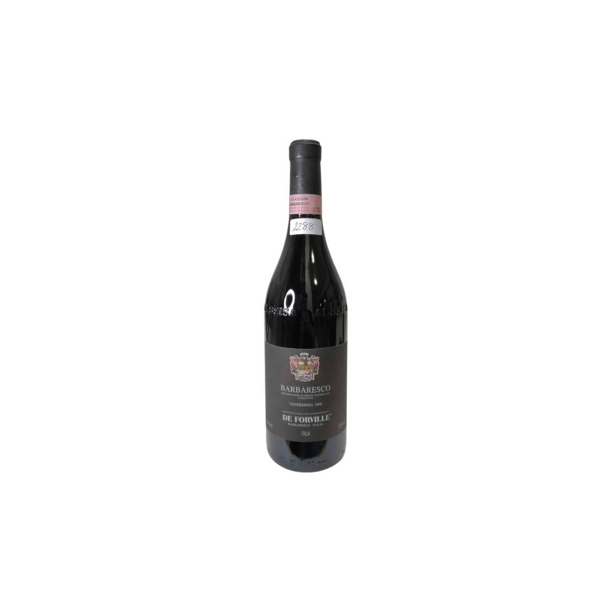 Vintage Bottle - De Forville Barbaresco DOCG 1998 0,75 lt. - COD. 2288 - Enoteca Bevi Bene