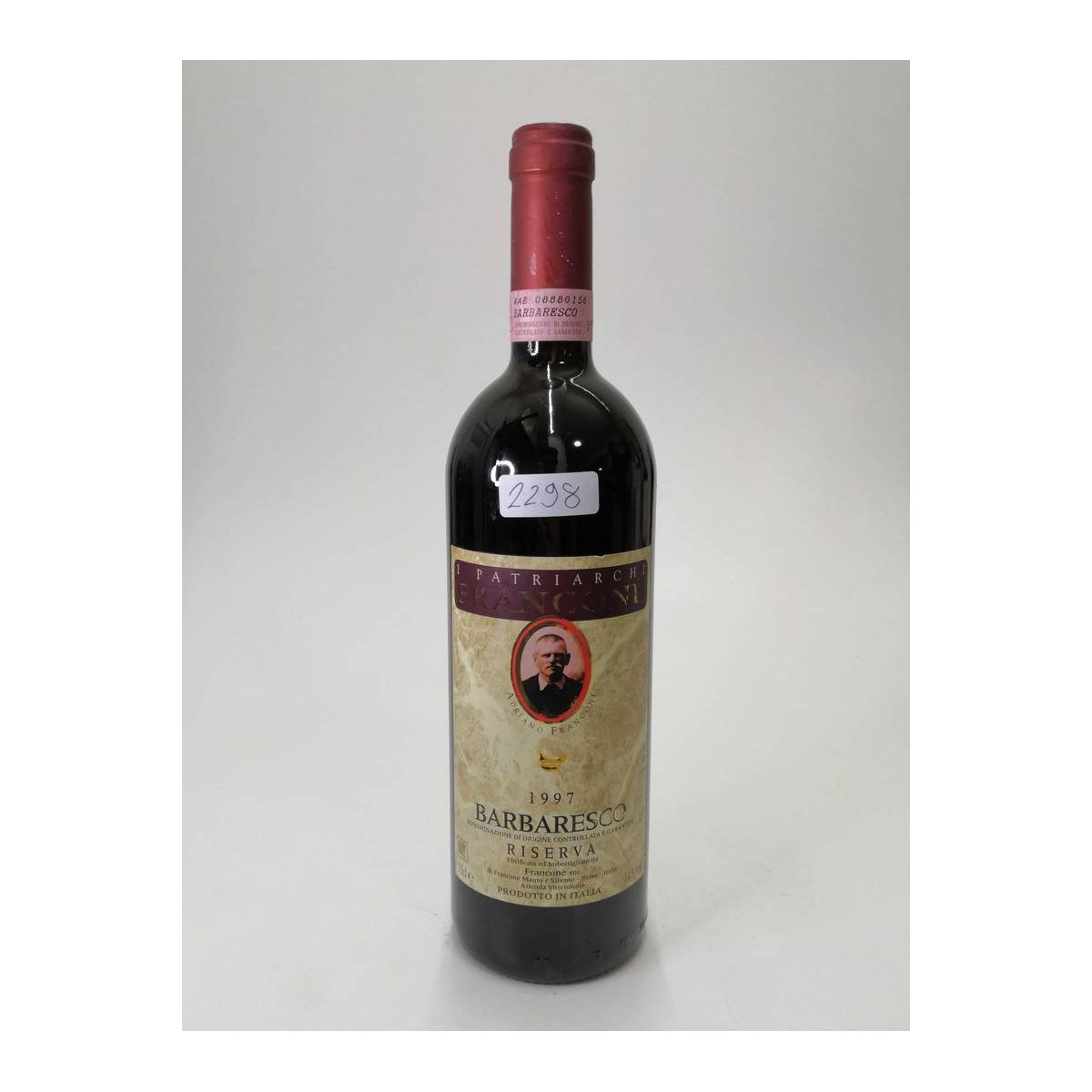 Vintage Bottle - Francone Barbaresco Riserva DOCG I Patriarchi 1997 0,75 lt. - COD. 2298