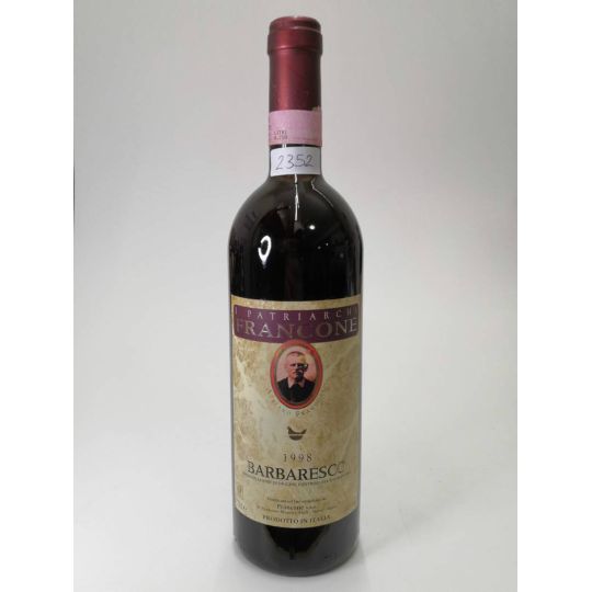 Vintage Bottle - Francone Barbaresco DOCG I Patriarchi 1998 0,75 lt. - COD. 2352