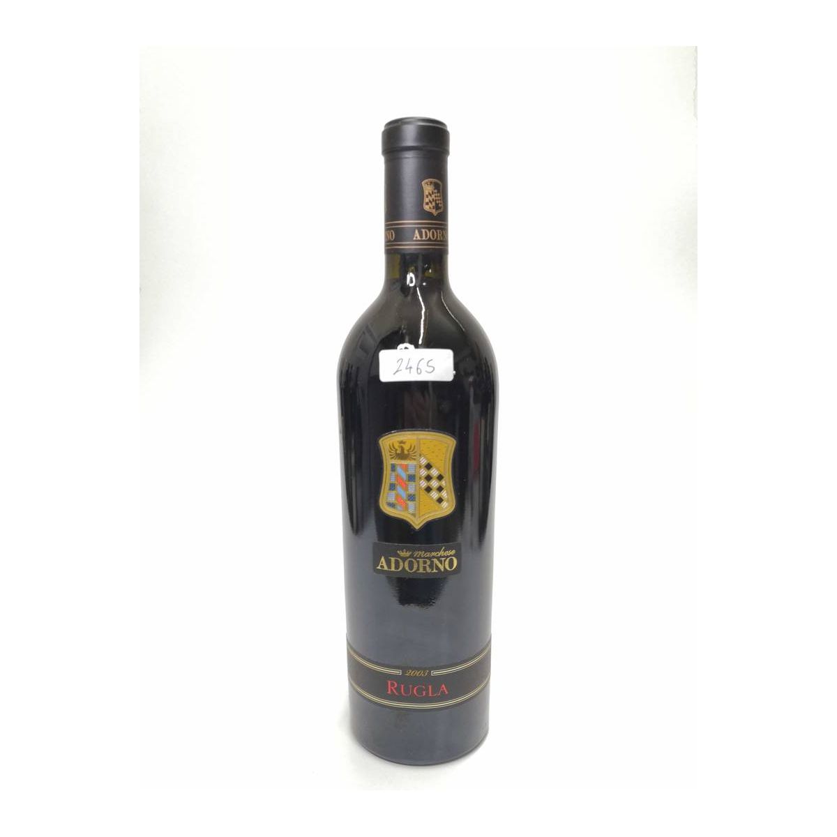 Vintage Bottle - Marchese Adorno Provincia di Pavia IGT "Rugla" 2003 0,75 lt. - COD. 2465 - Enoteca Bevi Bene