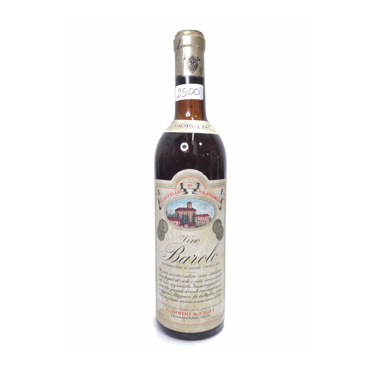 Vintage Bottle - G. Boido & Figli Barolo DOC 1967 0,72 lt. - COD. 2500