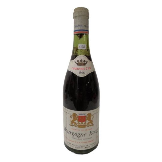 Vintage Bottle - Chateau du Verneuil Bourgogne Rouge Couronne d'Or 1968 0,75 lt. - COD. 1738 - Enoteca Bevi Bene