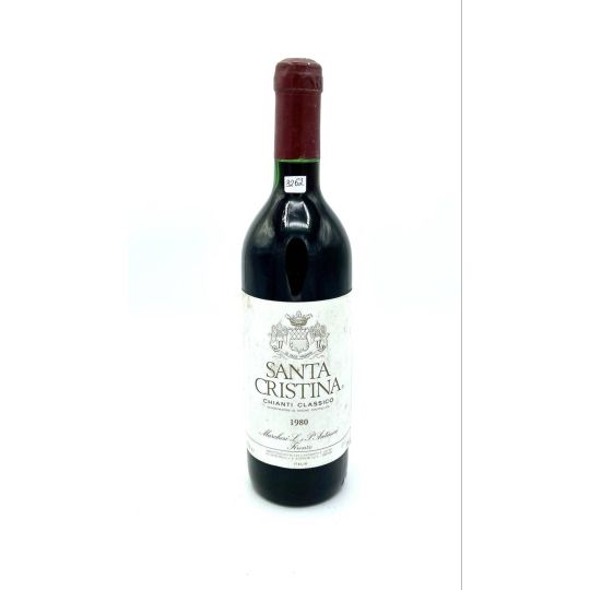 Vintage Bottle - Marchesi Antinori Chianti Classico "Santa Cristina" DOC 1980 0,75 lt. - COD. 3262 - Enoteca Bevi Bene