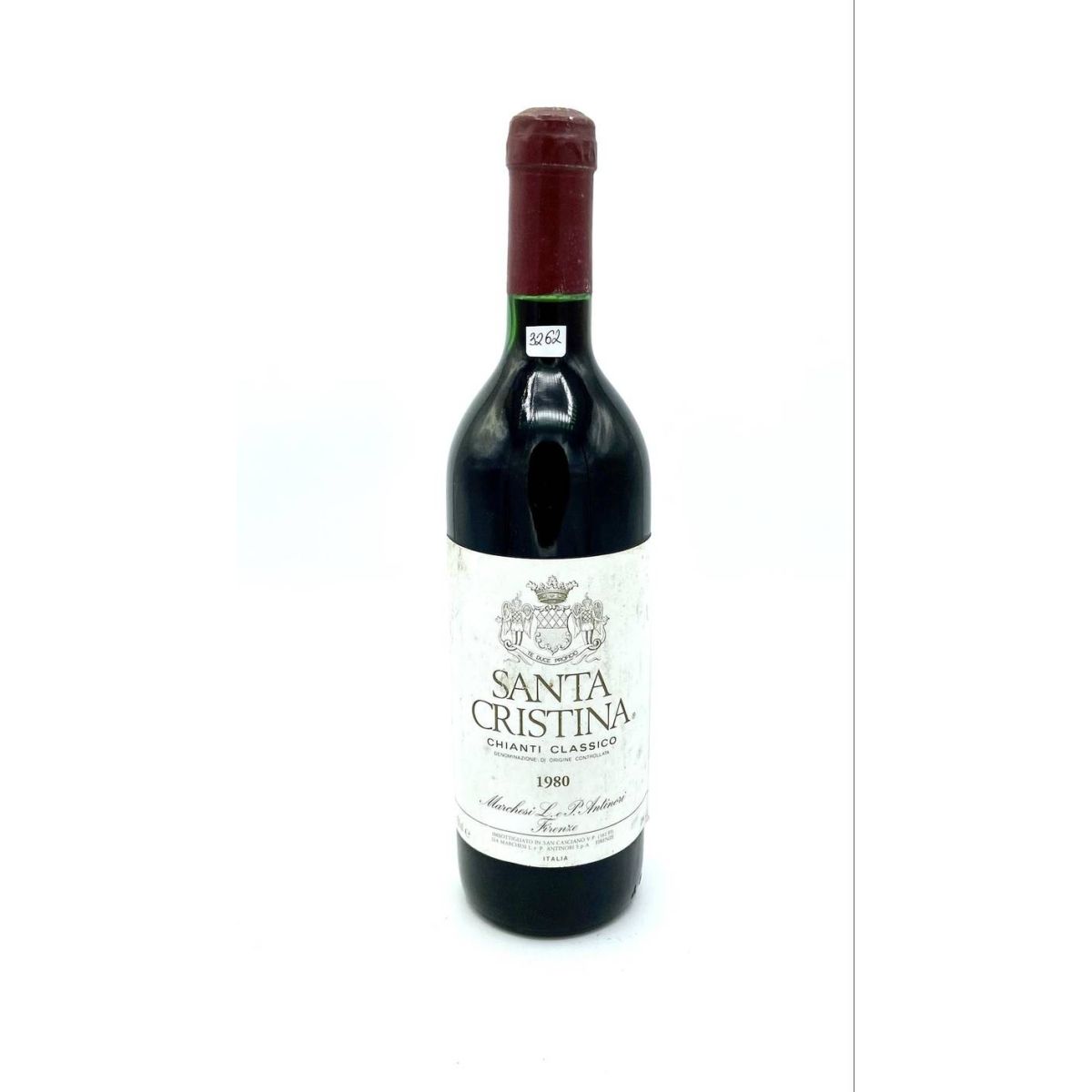 Vintage Bottle - Marchesi Antinori Chianti Classico "Santa Cristina" DOC 1980 0,75 lt. - COD. 3262 - Enoteca Bevi Bene
