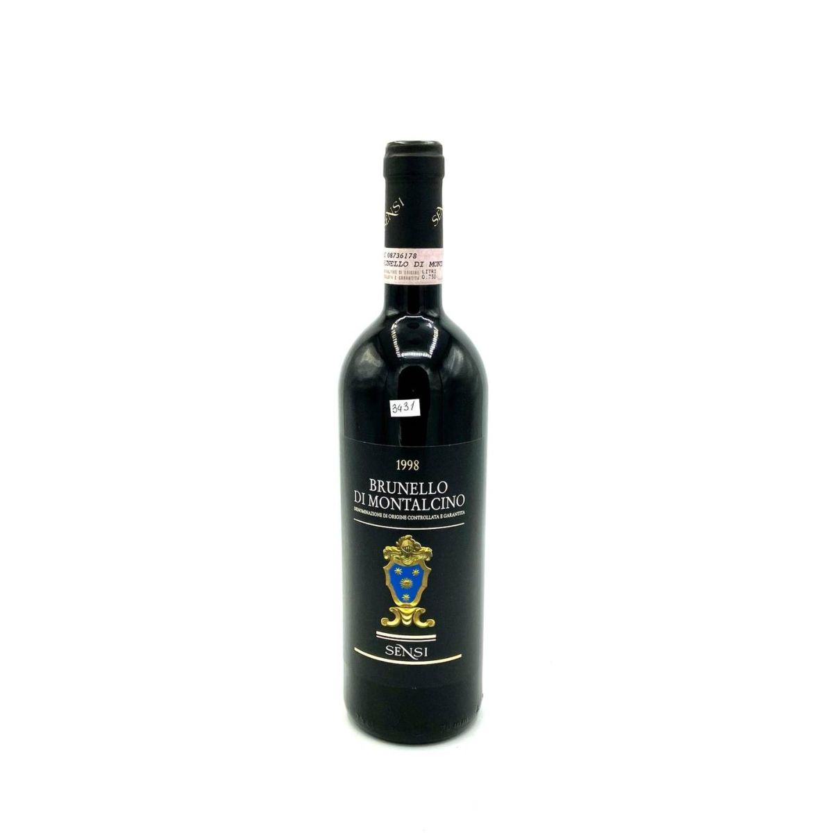 Vintage Bottle - Sensi Brunello di Montalcino DOCG 1998 0,75 lt. - COD. 3431 - Enoteca Bevi Bene