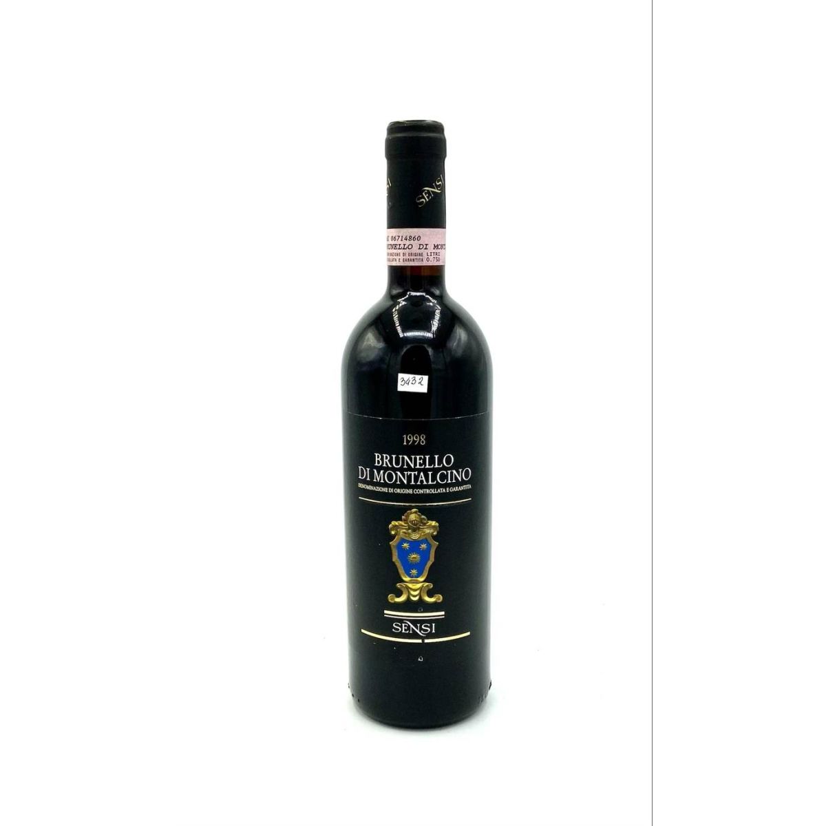 Vintage Bottle - Sensi Brunello di Montalcino DOCG 1998 0,75 lt. - COD. 3432 - Enoteca Bevi Bene