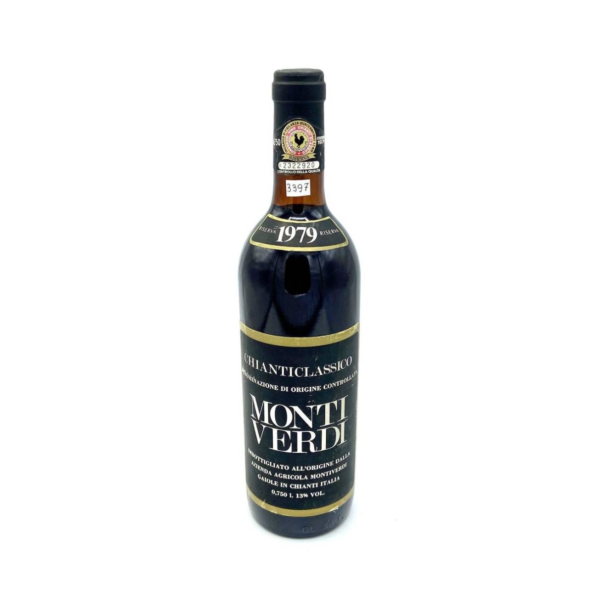 Vintage Bottle - Montiverdi Chianti Classico DOC 1979 0,75 lt. - COD. 3397 - Enoteca Bevi Bene