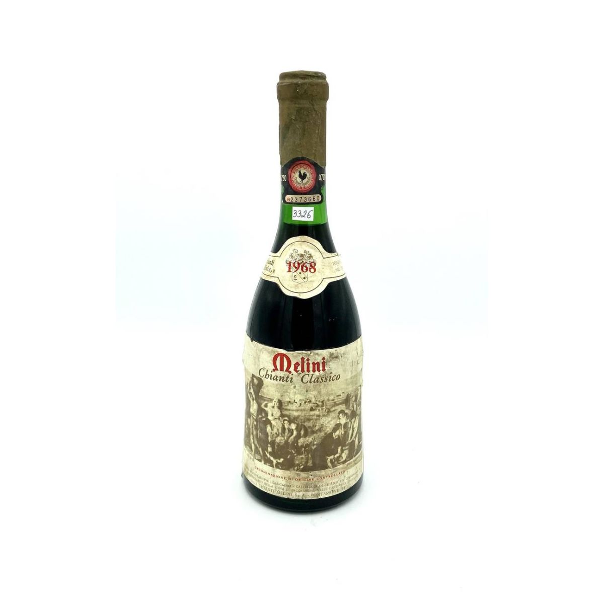 Vintage Bottle - Melini Chianti Classico DOC 1968 0,72 lt. - COD. 3326 - Enoteca Bevi Bene