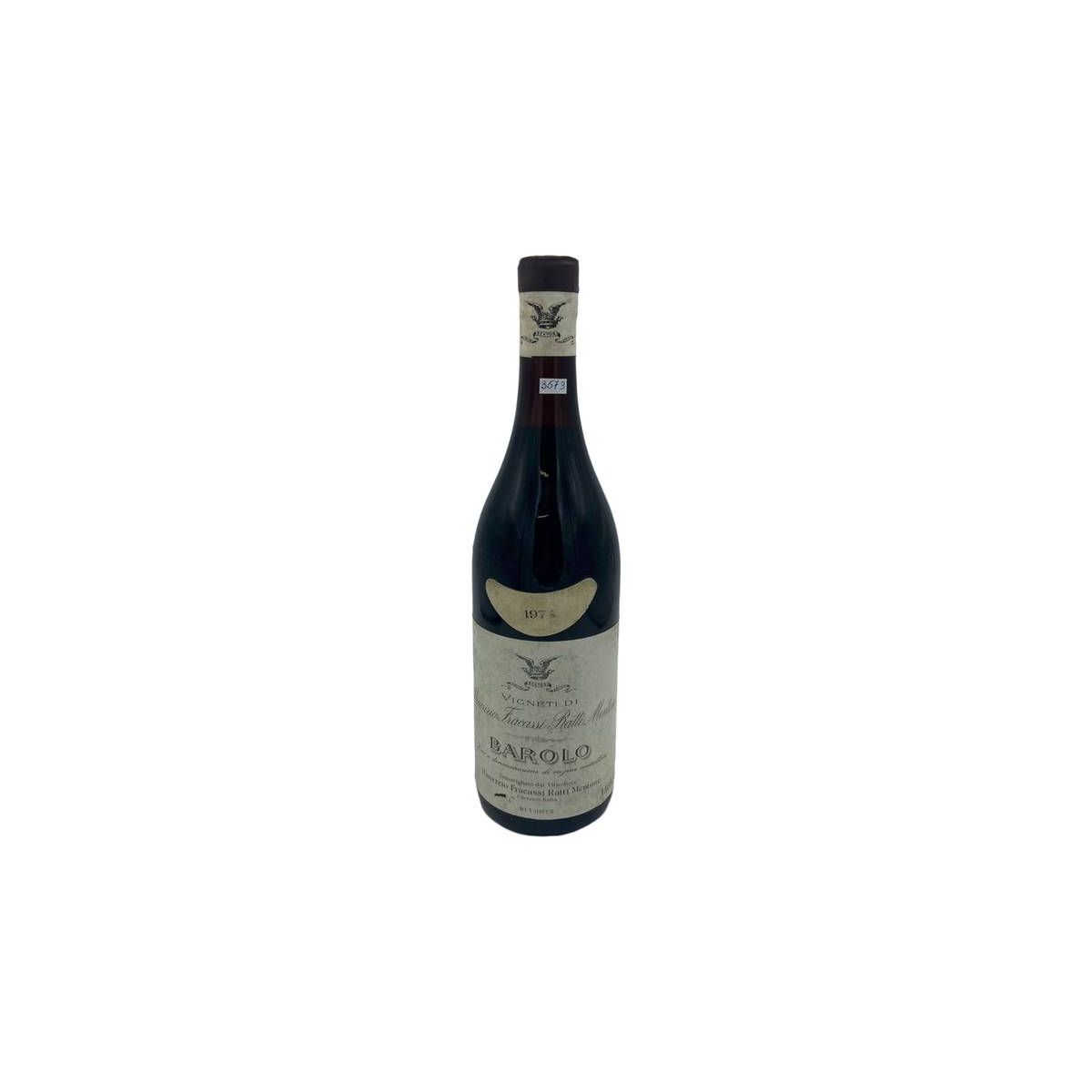 Vintage Bottle - Maurizio Fracassi Ratti Mentone Barolo DOC 1974 0,75 lt. - COD. 3573 - Enoteca Bevi Bene