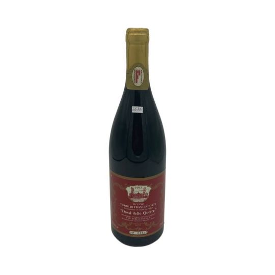 Vintage Bottle - Fratelli Berlucchi Rosso Terre di Franciacorta DOC "Dossi delle Querce" 1993 0,75 lt. - COD. 3676 - Enoteca Bevi Bene