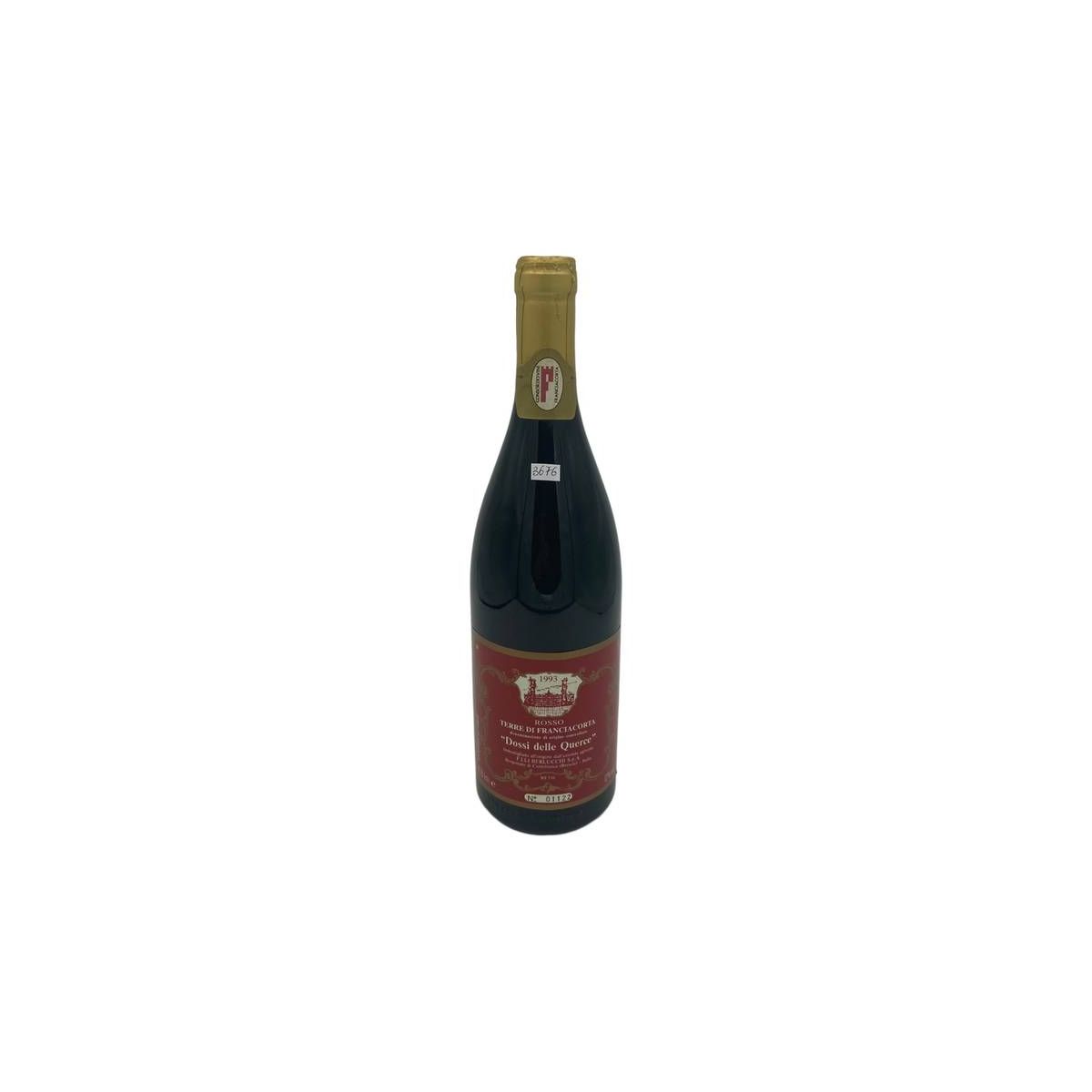 Vintage Bottle - Fratelli Berlucchi Rosso Terre di Franciacorta DOC "Dossi delle Querce" 1993 0,75 lt. - COD. 3676 - Enoteca Bevi Bene