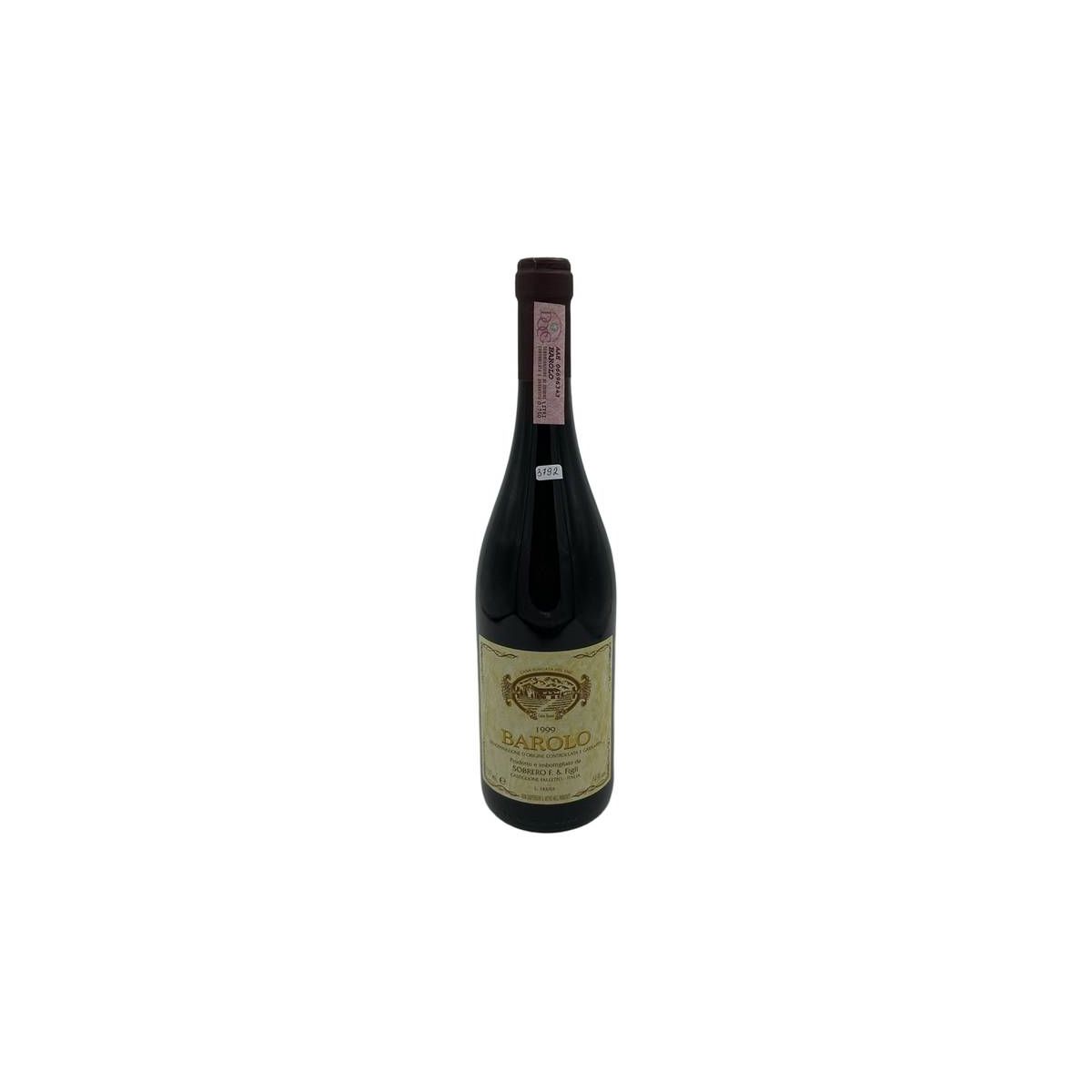 Vintage Bottle - Sobrero F. &amp; Figli Barolo DOCG 1999 0,75 lt. - COD. 3792 - Enoteca Bevi Bene