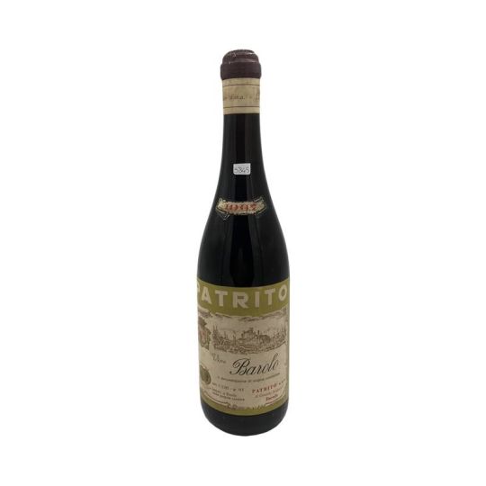 Vintage Bottle - Patrito Barolo DOC 1967 0,72 lt. - COD. 3845 - Enoteca Bevi Bene