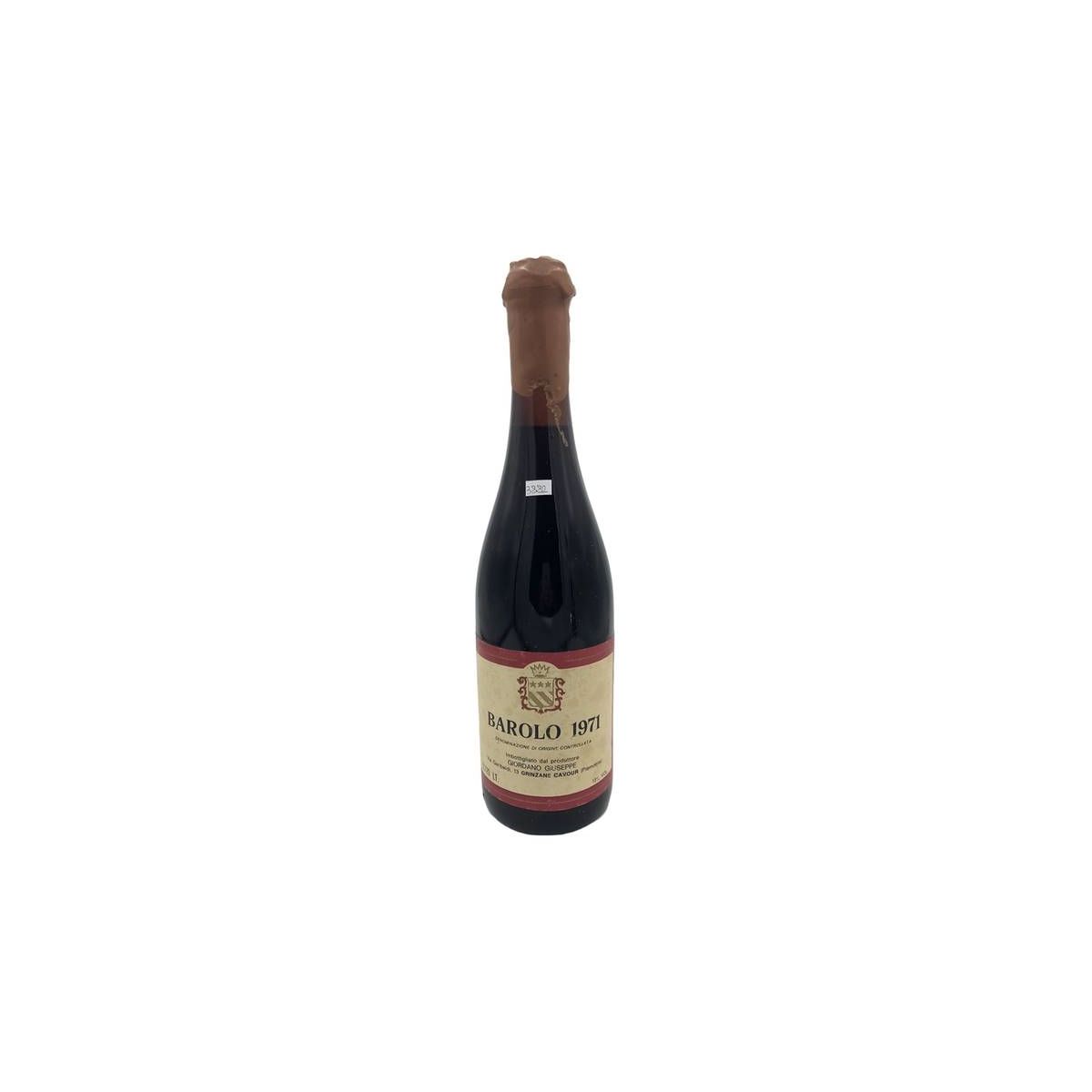 Vintage Bottle - Giordano Giuseppe Barolo DOC 1971 0,72 lt. - COD. 3882