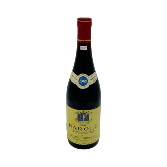 Vintage Bottle - Giorgio Carnevale Barolo DOC 1969 0,72 lt. - COD. 3989 - Enoteca Bevi Bene