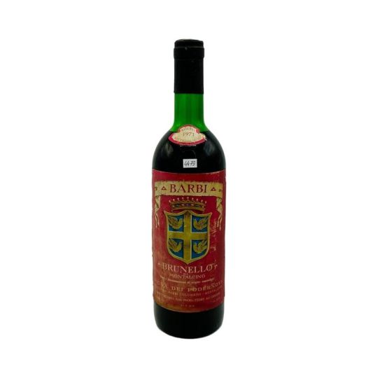 Vintage Bottle - Fattoria dei Barbi Brunello di Montalcino Riserva DOC Vigna dei Podernovi 1971 0,72 lt. - COD. 4479