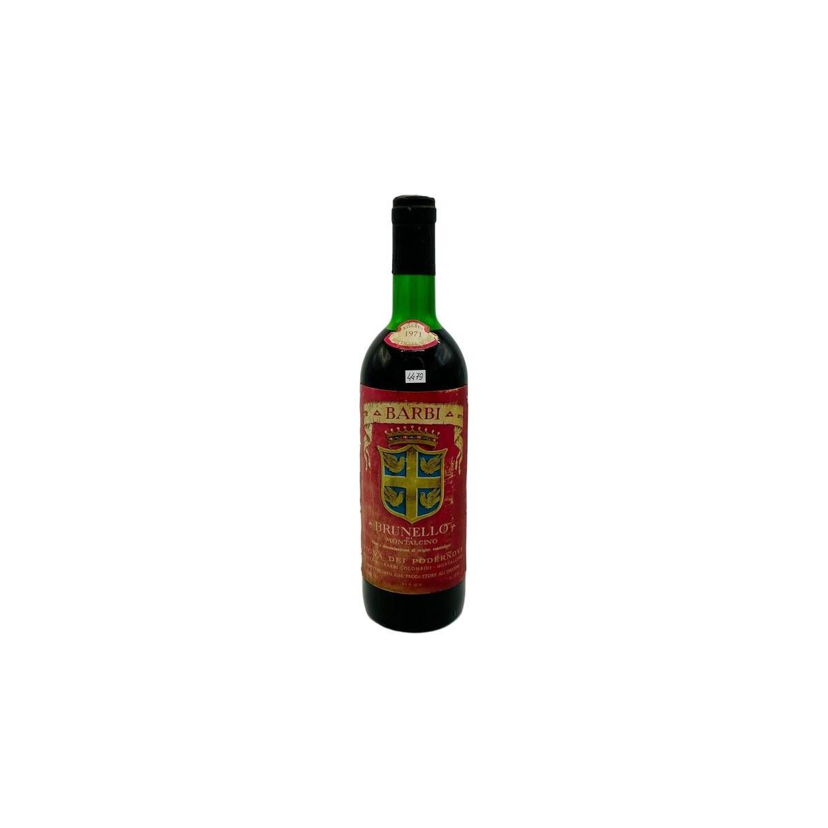 Vintage Bottle - Fattoria dei Barbi Brunello di Montalcino Riserva DOC Vigna dei Podernovi 1971 0,72 lt. - COD. 4479