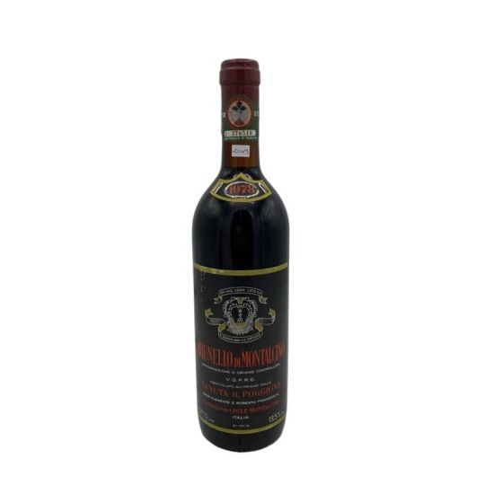 Vintage Bottle - Tenuta il Poggione Brunello di Montalcino DOCG 1978 0,72 lt. - COD. 10013 - Enoteca Bevi Bene