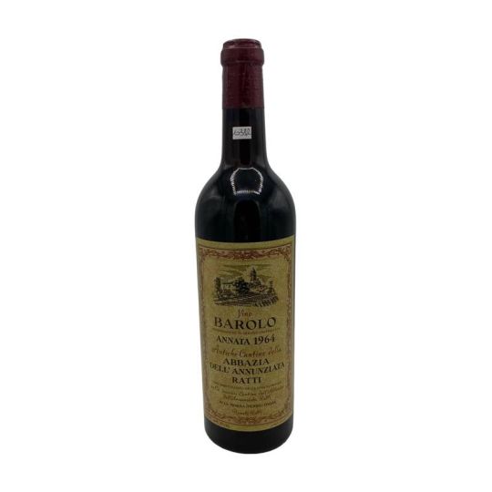 Vintage Bottle - Renato Ratti Barolo DOC Abbazia dell'Annunziata 1964 0,72 lt. - COD. 10382