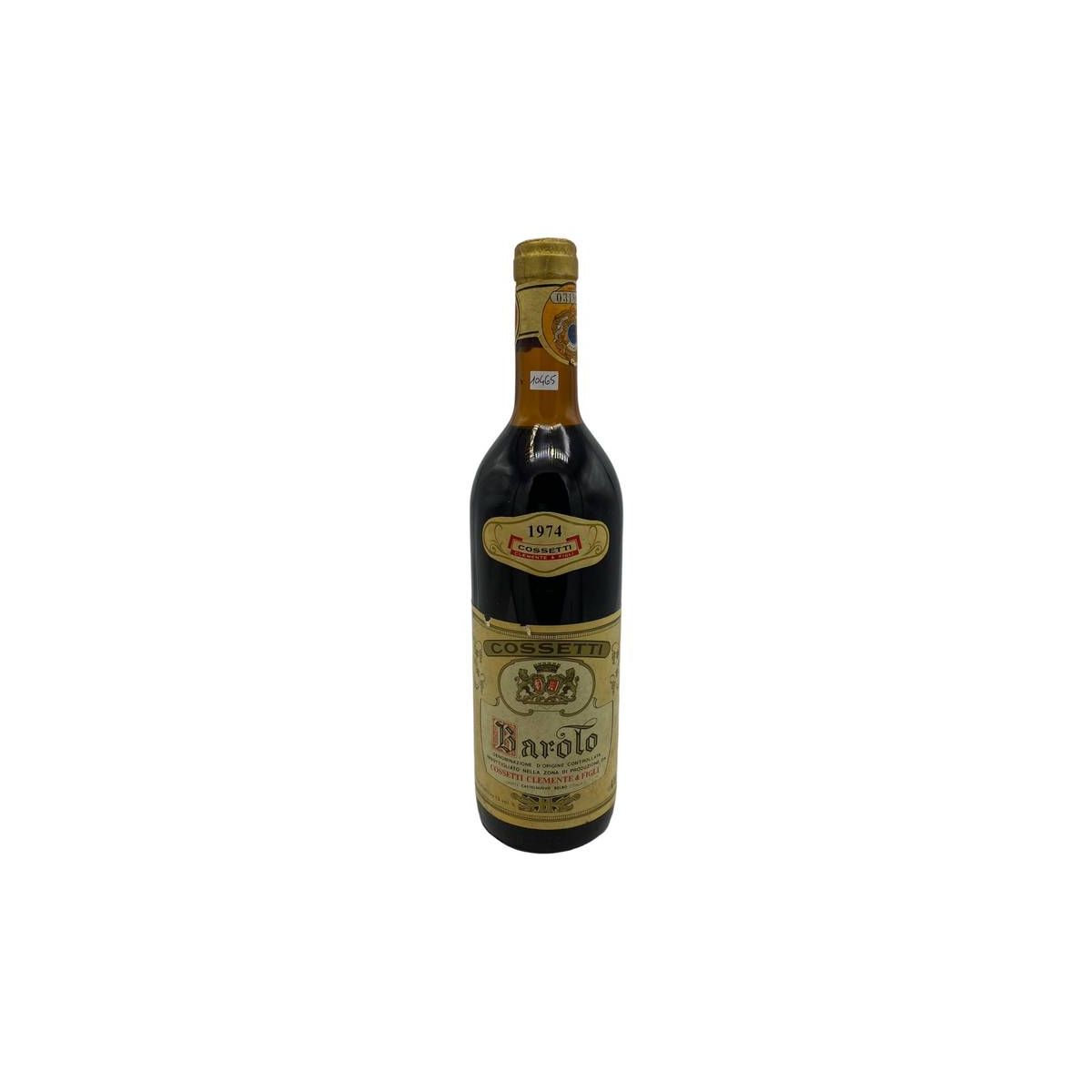 Vintage Bottle - Cossetti Clemente e Figli Barolo DOC 1974 0,75 lt. - COD. 10465 - Enoteca Bevi Bene