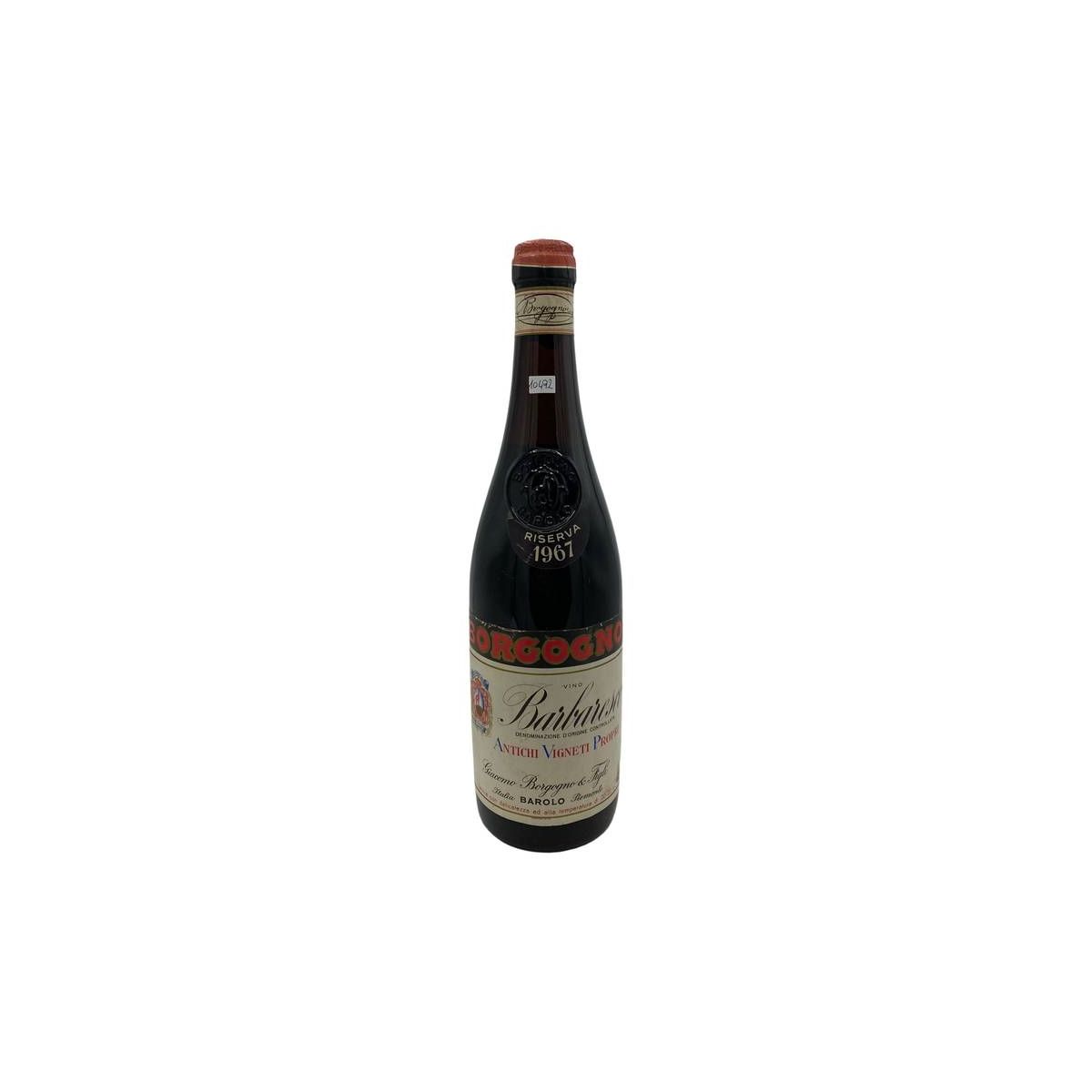 Vintage Bottle - Borgogno Barbaresco Riserva DOC 1967 0,72 lt. - COD. 10492 - Enoteca Bevi Bene