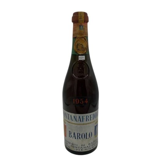 Vintage Bottle - Fontanafredda Barolo 1954 0,72 lt. CLEAR COLOR - COD. 10611 - Enoteca Bevi Bene