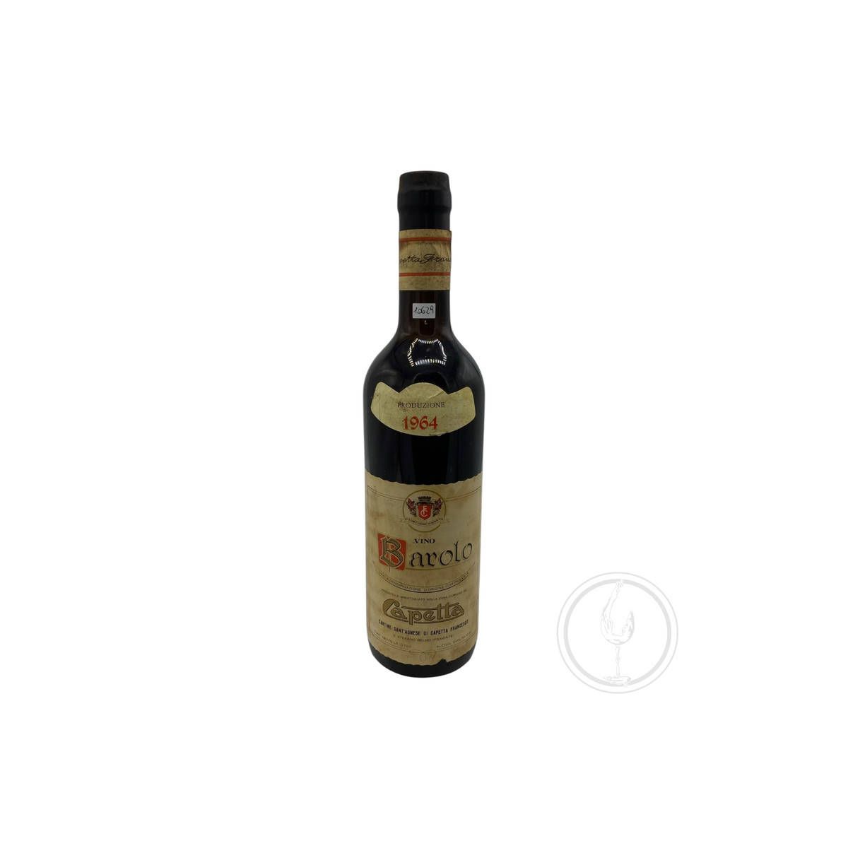 Vintage Bottle - Capetta Barolo DOC 1964 0,72 lt. - COD. 10629 - Enoteca Bevi Bene