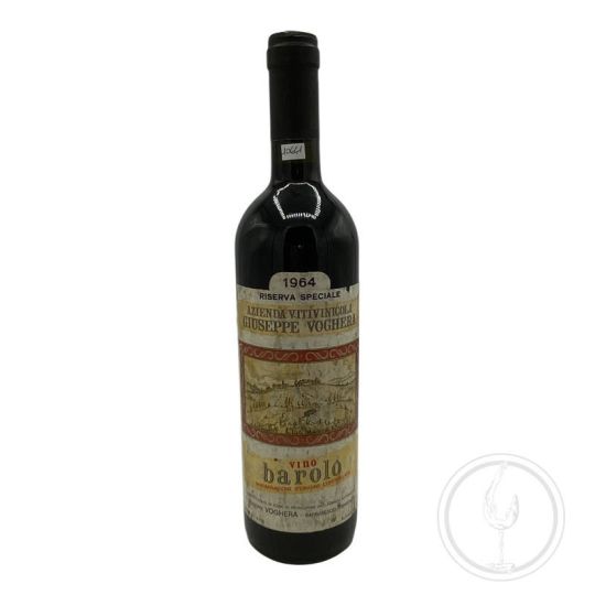 Vintage Bottle - Giuseppe Voghera Barolo Riserva Speciale DOC 1964 0,72 lt. - COD. 10641 - Enoteca Bevi Bene