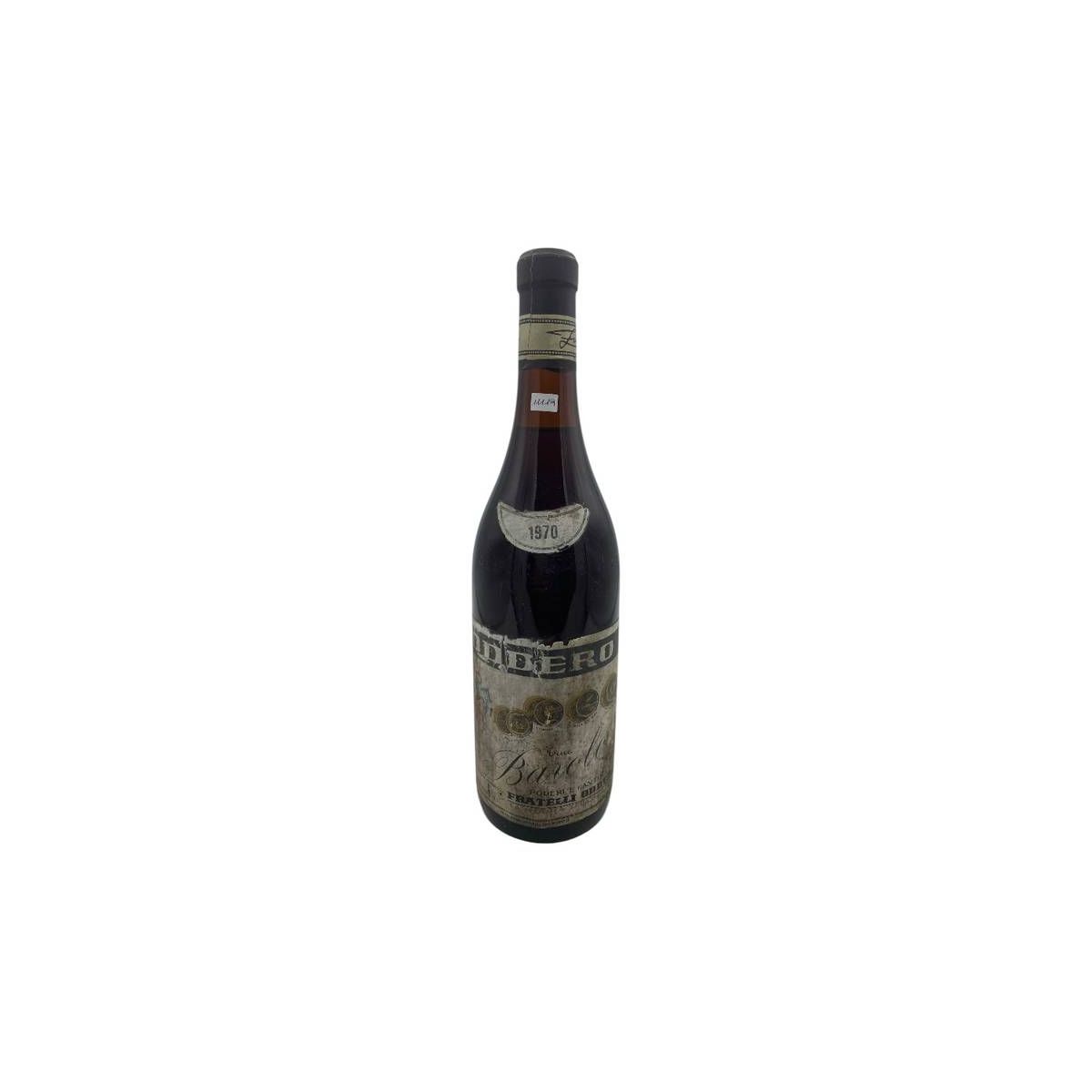 Vintage Bottle - Fratelli Oddero Barolo DOC 1970 0,72 lt. RUINED LABEL - COD. 11119 - Enoteca Bevi Bene