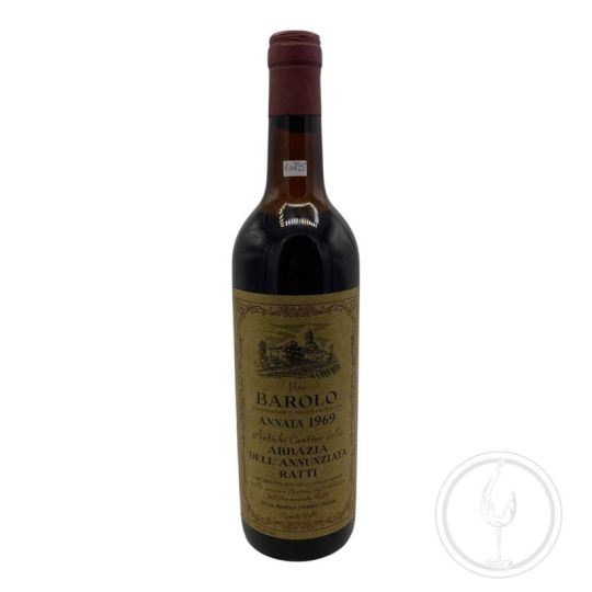 Vintage Bottle - Renato Ratti Barolo DOC Abbazia dell'Annunziata 1969 0,72 lt. - COD. 10825