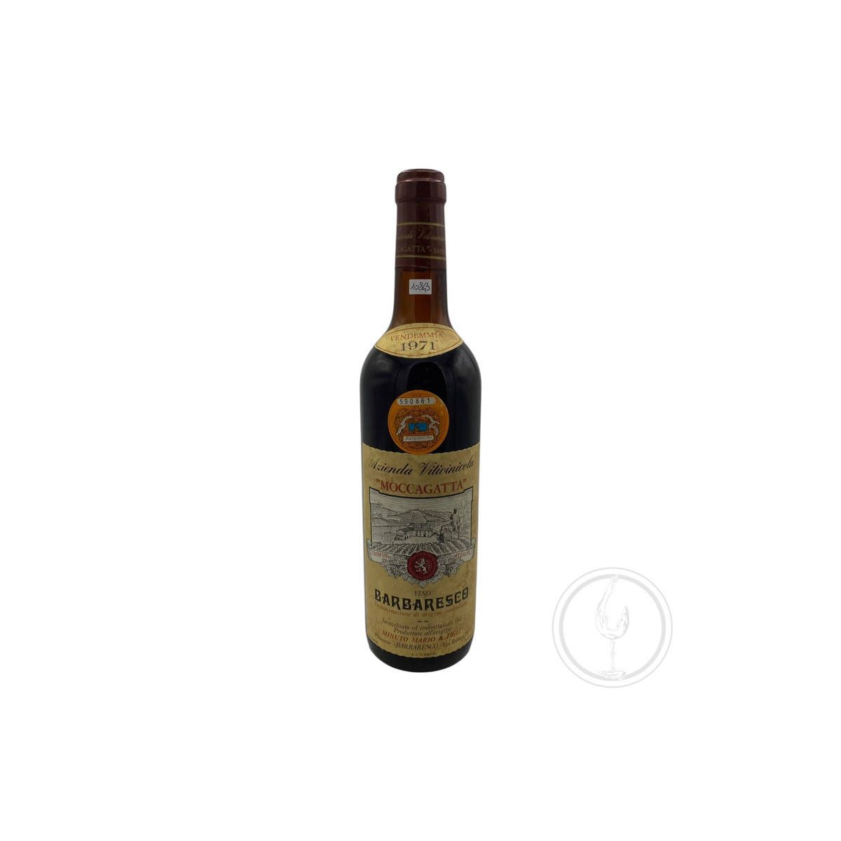 Vintage Bottle - Mario Minuto Barbaresco DOC Az. Vitivinicola Moccagatta 1971 0,75 lt. - COD. 10843