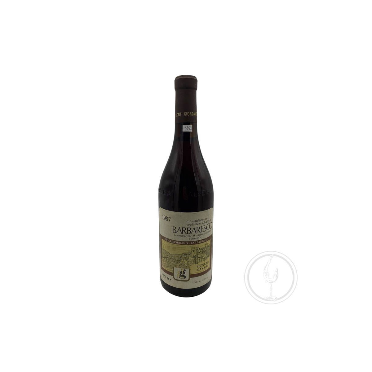 Vintage Bottle - Luigi Giordano Barbaresco DOCG "Vigneto Cavana" 1987 0,75 lt. - COD. 10852 - Enoteca Bevi Bene
