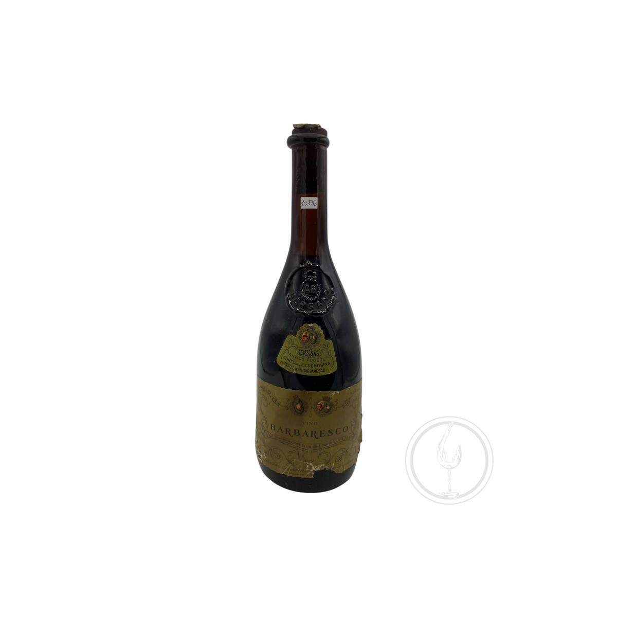 Vintage Bottle - Bersano Barbaresco DOC 1970 0,72 lt. RUINED LABEL - COD. 10876 - Enoteca Bevi Bene