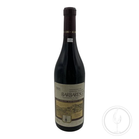 Vintage Bottle - Luigi Giordano Barbaresco DOCG "Vigneto Cavana" 1991 0,75 lt. - COD. 10850 - Enoteca Bevi Bene