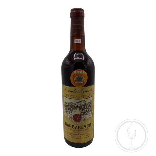Vintage Bottle - Mario Minuto Barbaresco DOC Az. Vitivinicola "Moccagatta" 1974 0,75 lt. - COD. 10856 - Enoteca Bevi Bene