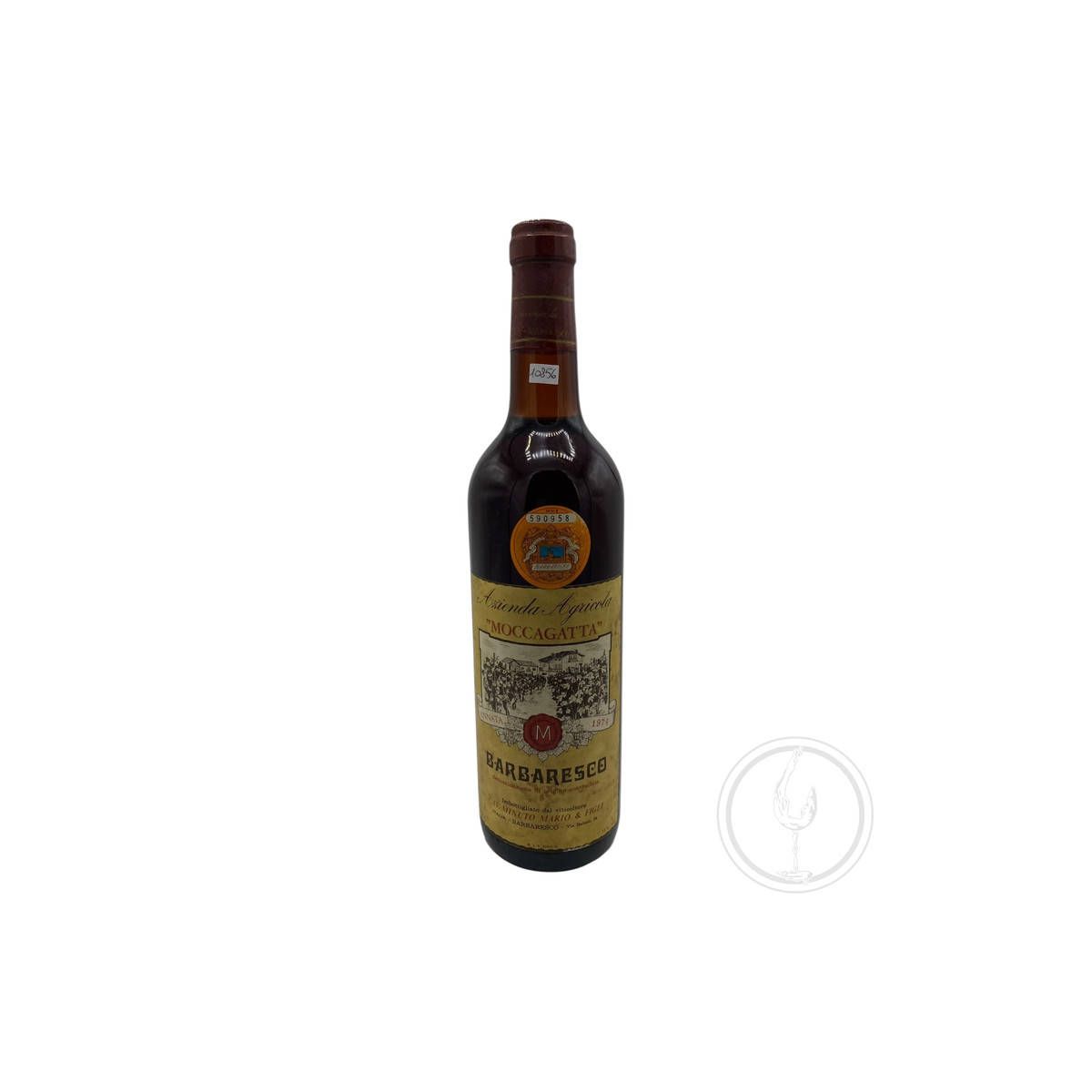Vintage Bottle - Mario Minuto Barbaresco DOC Az. Vitivinicola "Moccagatta" 1974 0,75 lt. - COD. 10856 - Enoteca Bevi Bene