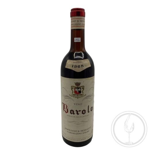 Vintage Bottle - Magliano &amp; Servetti Barolo Riserva DOC 1968 0,72 lt. - COD. 10926 - Enoteca Bevi Bene