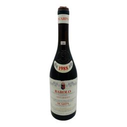 Vintage Bottle - Scarpa Barolo DOCG "Tettimorra" 1988 0,75 lt. - COD. 10968 - Enoteca Bevi Bene