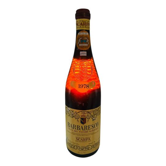 Vintage Bottle - Scarpa Barbaresco DOC "Vigne del Payoré Barberis" 1978 0,75 lt. - COD. 10971 - Enoteca Bevi Bene