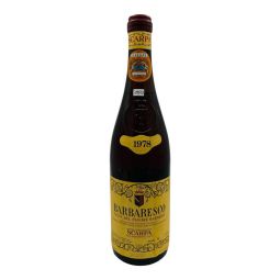 Vintage Bottle - Scarpa Barbaresco DOC "Vigne del Payoré Barberis" 1978 0,75 lt. CLEAR COLOR - COD. 10973 - Enoteca Bevi Bene