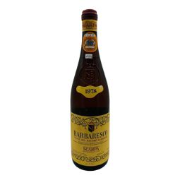 Vintage Bottle - Scarpa Barbaresco DOC "Vigne del Payoré Barberis" 1978 0,75 lt. CLEAR COLOR - COD. 10974 - Enoteca Bevi Bene