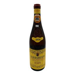 Vintage Bottle - Scarpa Barbaresco DOC "Vigne del Payoré Barberis" 1978 0,75 lt. CLEAR COLOR - COD. 10976 - Enoteca Bevi Bene