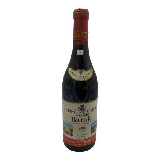 Vintage Bottle - Marchesi di Barolo Barolo DOCG 1981 0,75 lt. - COD. 10994 - Enoteca Bevi Bene