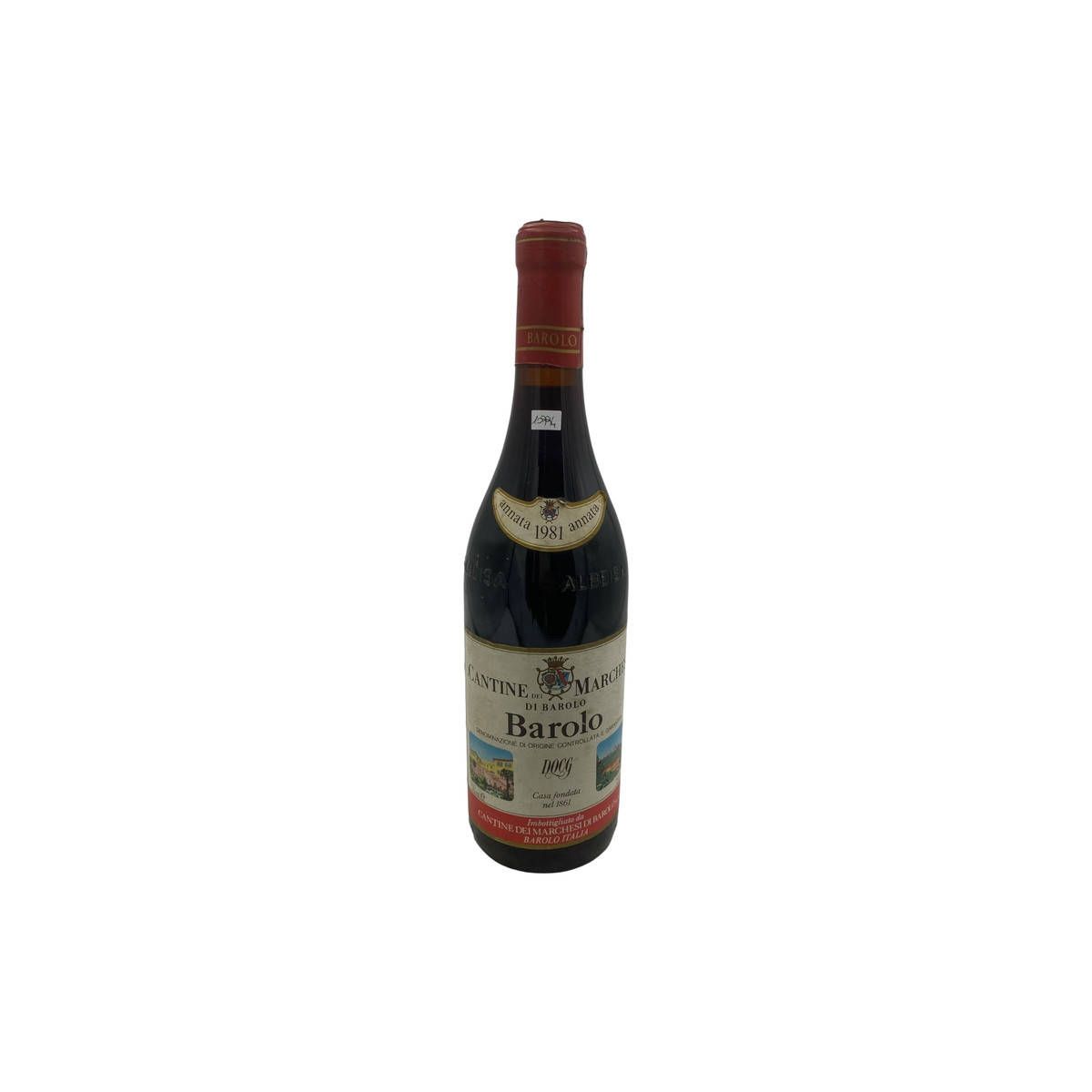 Vintage Bottle - Marchesi di Barolo Barolo DOCG 1981 0,75 lt. - COD. 10994 - Enoteca Bevi Bene