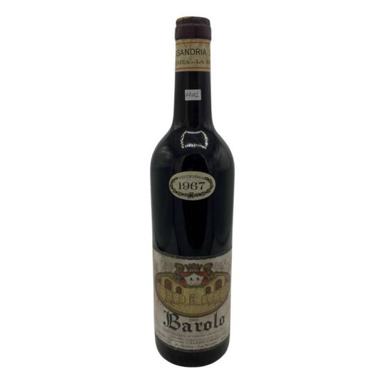 Vintage Bottle - Alessandria Silvio Barolo DOC 1967 0,72 lt. - COD. 11012 - Enoteca Bevi Bene