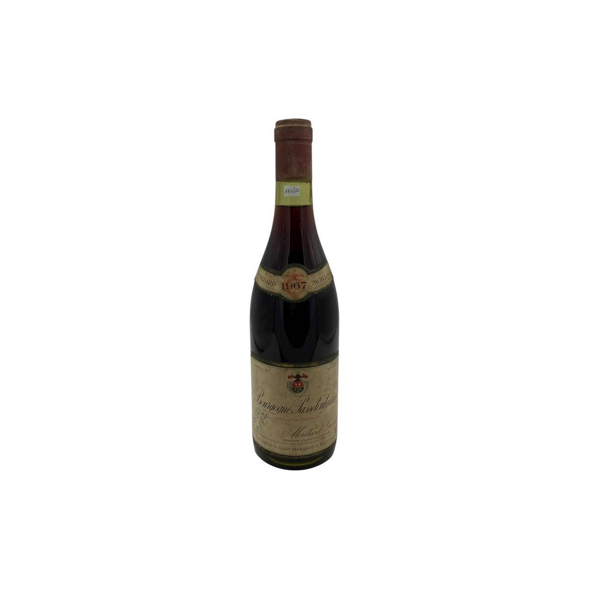 Vintage Bottle - Moillard Grivot Bourgogne Passe-tout-grains 1967 0,75 lt. WRITTEN LABEL - COD. 11020 - Enoteca Bevi Bene
