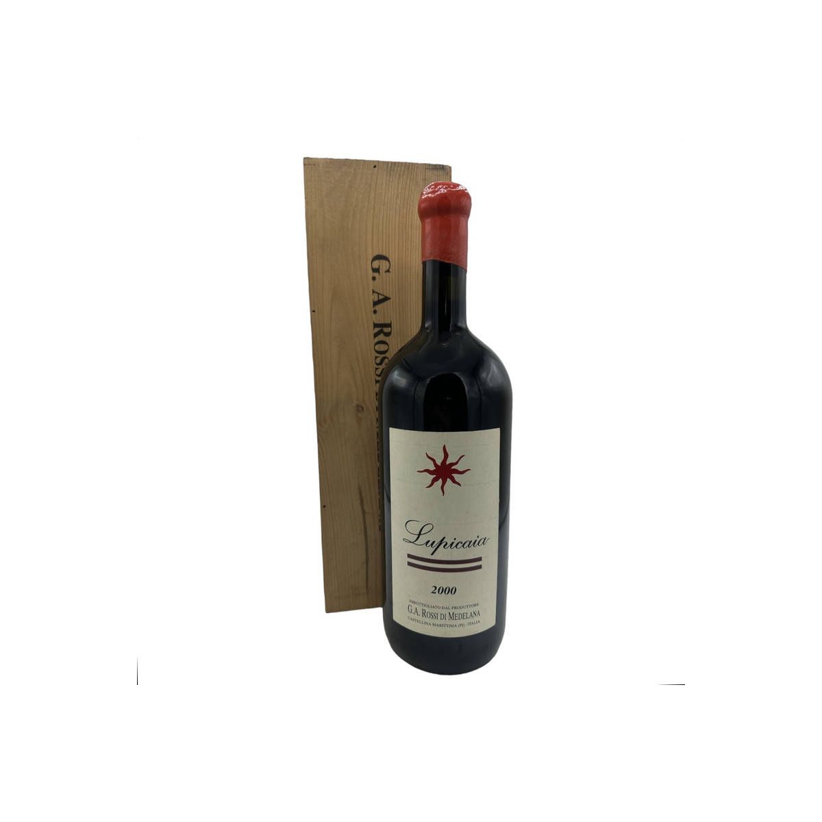 Vittorio Piozzo di Rosignano Rossi di Meddelana - Toscana IGT Castello del Terriccio "Lupicaia" 2000 1,5 lt. MAGNUM + Box Legno - Enoteca Be