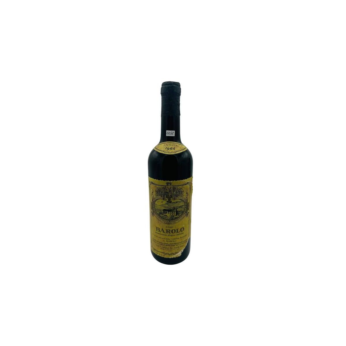 Vintage Bottle - Giovanni Scanavino Barolo DOC 1964 0,72 lt. - COD. 10419 - Enoteca Bevi Bene