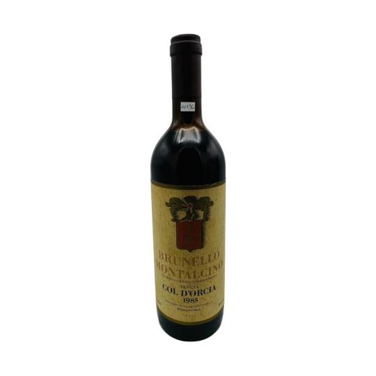 Vintage Bottle - Tenuta Col d'Orcia Brunello di Montalcino DOCG 1985 0,75 lt. - COD. 11136 - Enoteca Bevi Bene